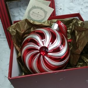 Waterford Holiday Heirlooms  Peppermint Ornament